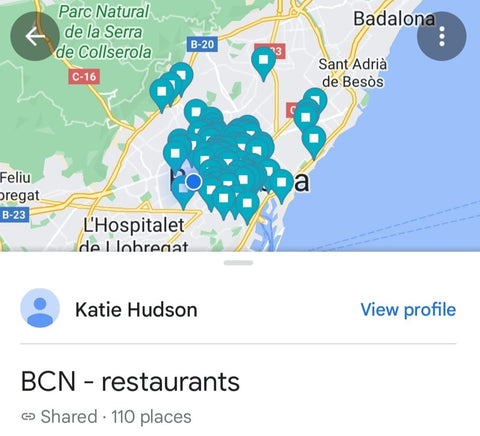 Barcelona Wine Bars Google Maps List