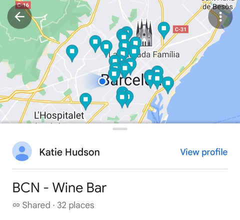 Barcelona Cafes - Google Maps List